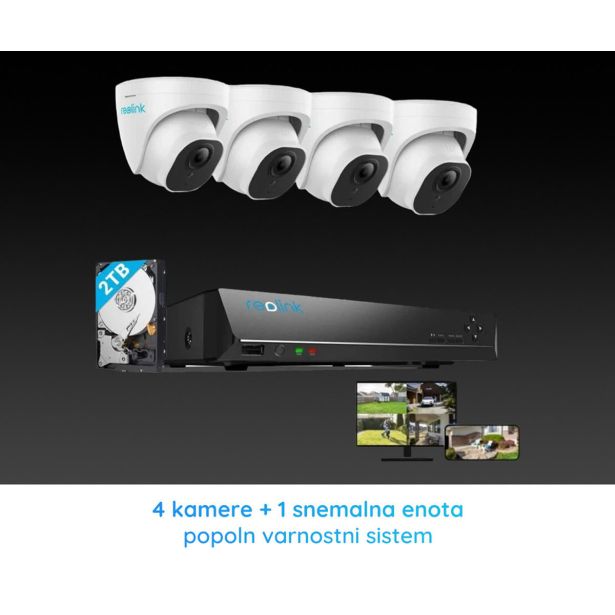 DODATEK ZA PAMETNI DOM REOLINK NVS8-5MD4 VARNOSTNI KOMPLET