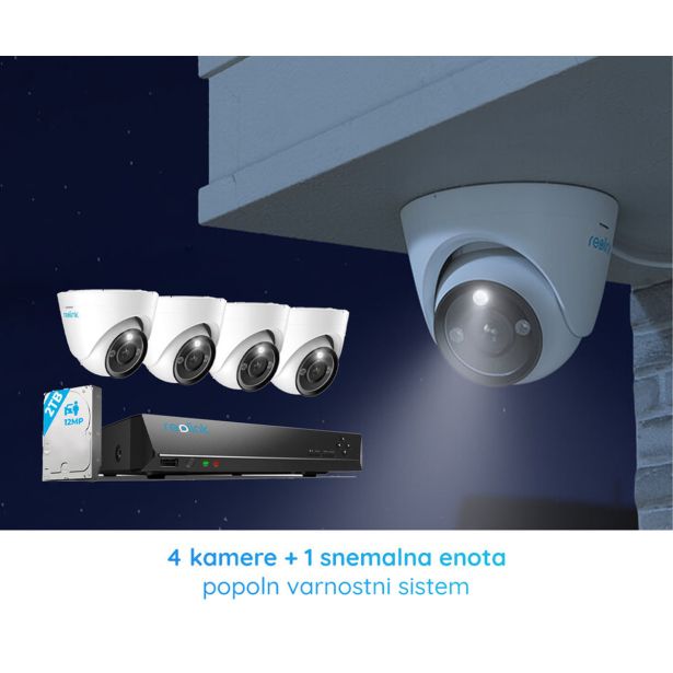 DODATEK ZA PAMETNI DOM REOLINK RLK8-1200D4-A VARNOSTNI KOMPLET