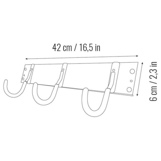 DODATEK ZA REGAL AR SHELVING OBEŠALNIK 42X13X6 3 KAVLJI
