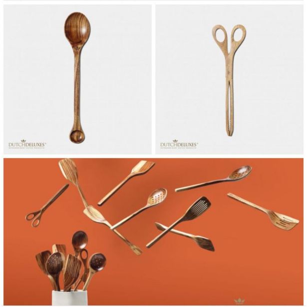 DODATEK ZA SERVIRANJE BRABANTIA LESENI SET ZA KUHANJE, AKACIJA