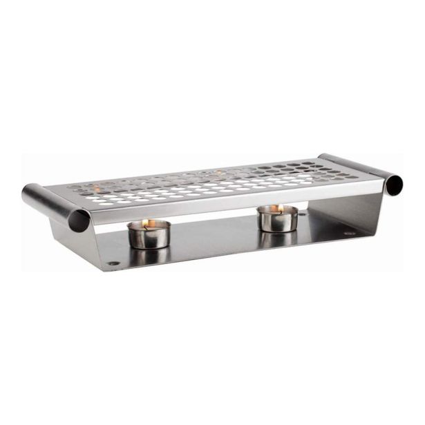 DODATEK ZA SERVIRANJE GRELEC DVE SVEČKI 34X13CM