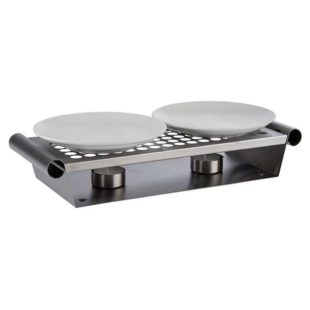 DODATEK ZA SERVIRANJE GRELEC DVE SVEČKI 34X13CM