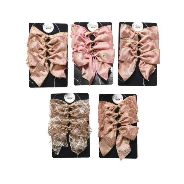 DODATEK ZA VENČEK DECORIS PENTLJA ROZA BARVE 4/1 SORT