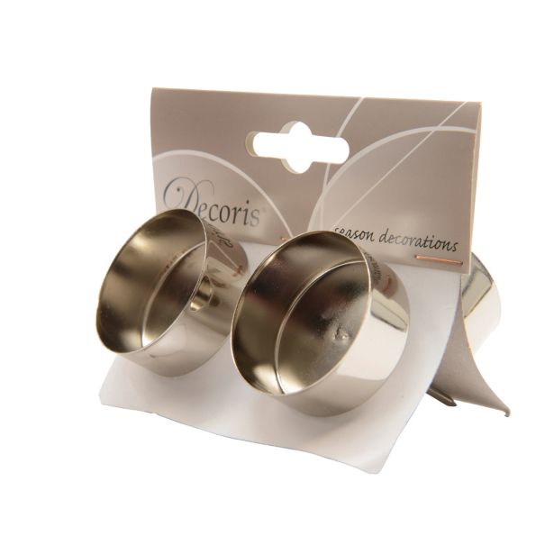 DODATEK ZA VENČEK NASTAVEK ZA ČAJNO SVEČKO 4/1 SREBRN