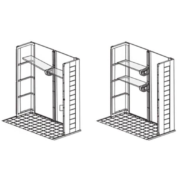 DODATEK ZA VRTNO UTO KETER 6 DELNI SET POLIC