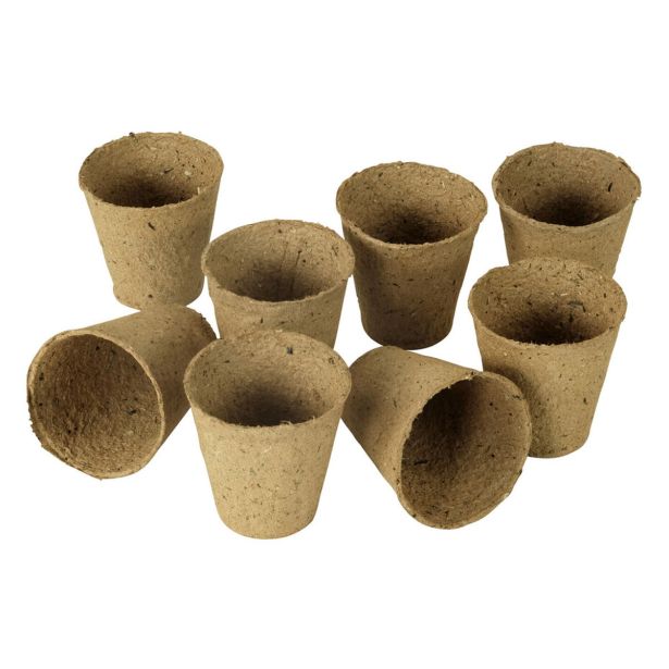 DODATEK ZA ZEMLJO VIDEX LONČEK ECO FI 6 CM IZ LESENIH VLAKEN