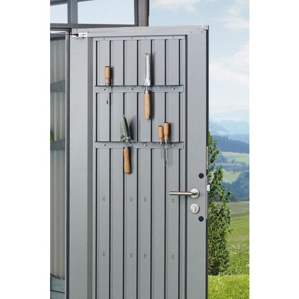 DODATKI ZA KOVINSKE HIŠKE BIOHORT NOSILEC ZA ORODJE 51.5 CM 2 KOS PEŠČENO SIV