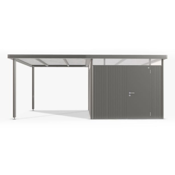 DODATKI ZA KOVINSKE HIŠKE BIOHORT STRANSKI NADSTREŠEK HIGHLINE H3 PEŠČENO SIVA