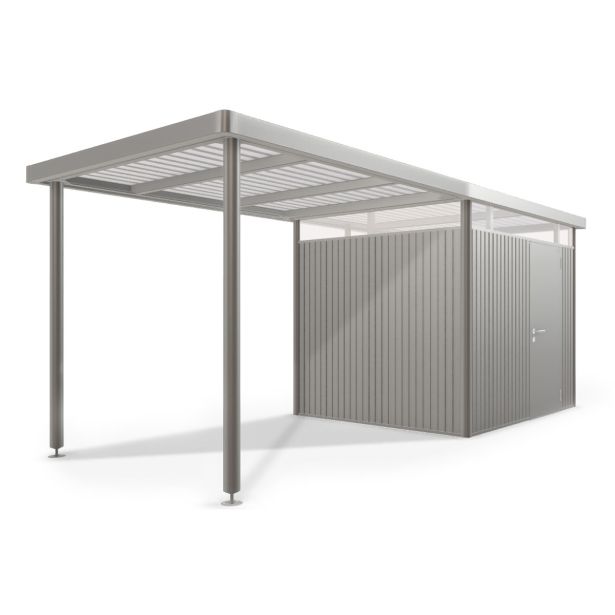 DODATKI ZA KOVINSKE HIŠKE BIOHORT STRANSKI NADSTREŠEK HIGHLINE H3 PEŠČENO SIVA