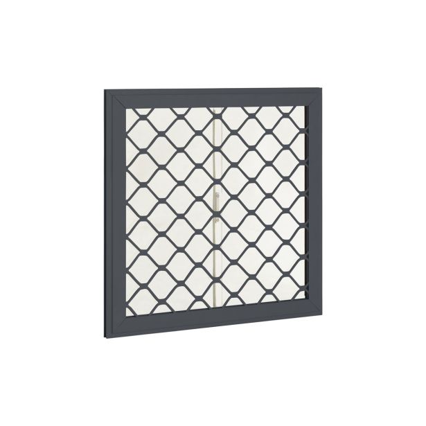 DODATKI ZA KOVINSKE HIŠKE GLOBEL KOMPLET OKEN 1 ANTRACIT 62 X 62 X 178 CM (WSPE)