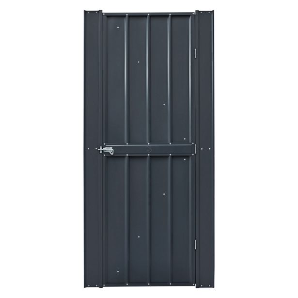 DODATKI ZA KOVINSKE HIŠKE GLOBEL KOMPLET VRAT 2 ANTRACIT 200 X 67 CM (HD2E)