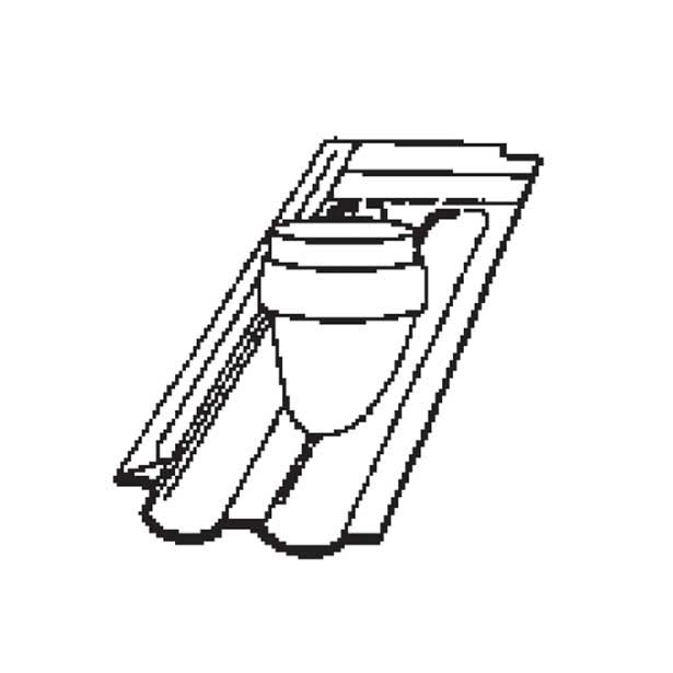 DODATKI ZA OPEČNO KRITINO BRAMAC GRANAT 13V PLIN.ODDUH (SET) 114MM BAKR.R