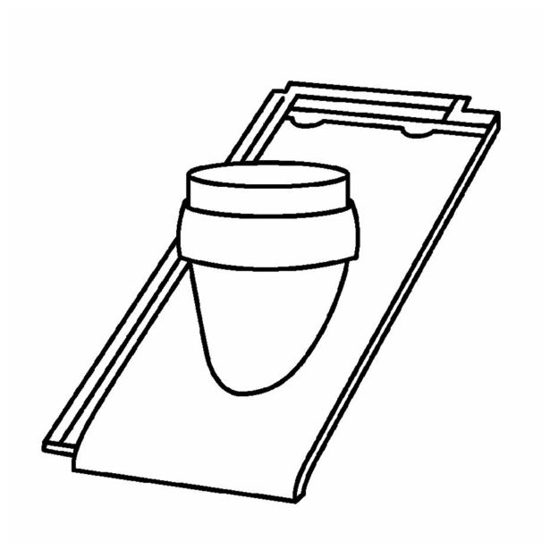 DODATKI ZA OPEČNO KRITINO BRAMAC TURMALIN PLIN.ODDUH (SET) 114MM CEDRA