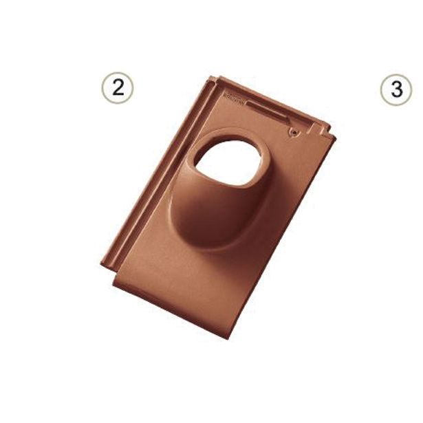 DODATKI ZA OPEČNO KRITINO TONDACH ANTENSKI KOMPLET ZA BOBROVEC, NARAVNO RDEČ