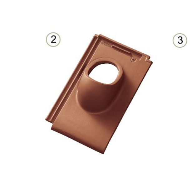 DODATKI ZA OPEČNO KRITINO TONDACH ANTENSKI KOMPLET ZA BOBROVEC, NERO ČRN