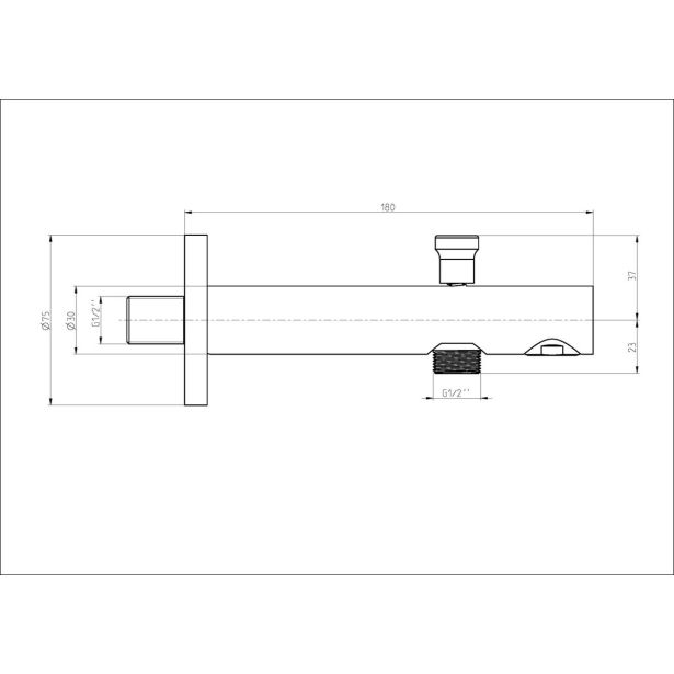 DODATNA OPREMA ZA PIPE UNITAS ZIDNI IZLIV ZA KAD PURE
