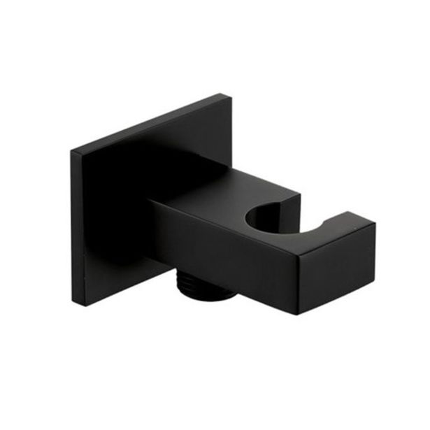 DODATNA OPREMA ZA PIPE UNITAS ZIDNI PRIKLJUČEK ZA PRHO SQ 1/2 Z DRŽALOM BLACK