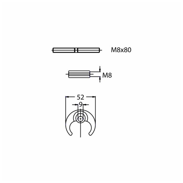 DODATNI DEL ZA ARMATURO SET PLOŠČICE PRITRDILNE