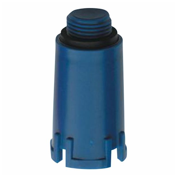 DODATNI DEL ZA ARMATURO VAFRA ČEP ZAPIRALNI 15 MM PVC MODER