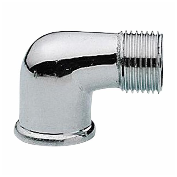 DODATNI DEL ZA ARMATURO VAFRA KOLENO 20 MM MS-KROM ZUNANJI-NOTRANJI NAVOJ