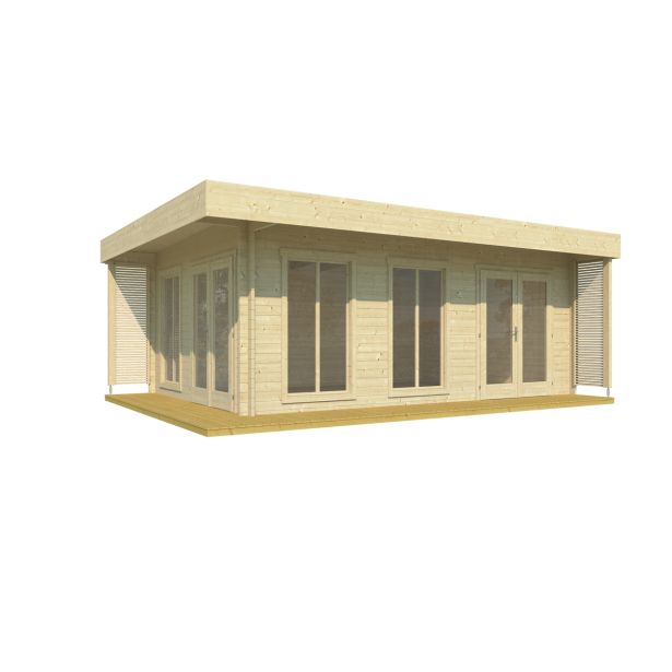 LESENA VRTNA HIŠKA GARTENPRO DOMINICA 570X380 CM DEB.40 MM