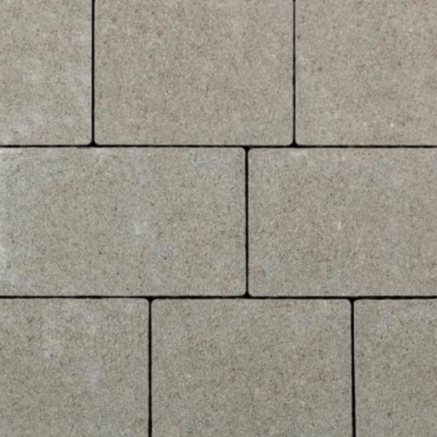 BETONSKI TLAKOVEC SEMMELROCK DOMINO 30/15/5, 25/15/5 SIVA KOMBINIRANA OBLIKA