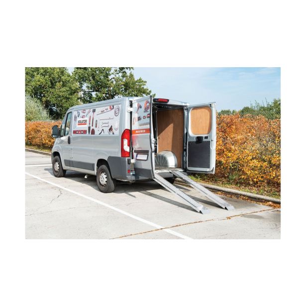 KOVINSKA DOVOZNA RAMPA KREATOR, GARNITURA (2/1), 185X23X5 CM