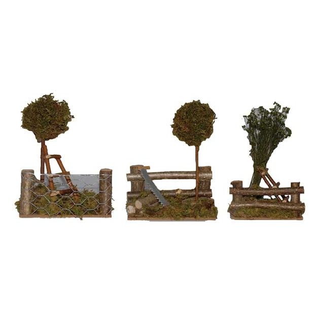 JASLICE EUROMARCHI DREVO Z OGRAJO 13X9X17 CM