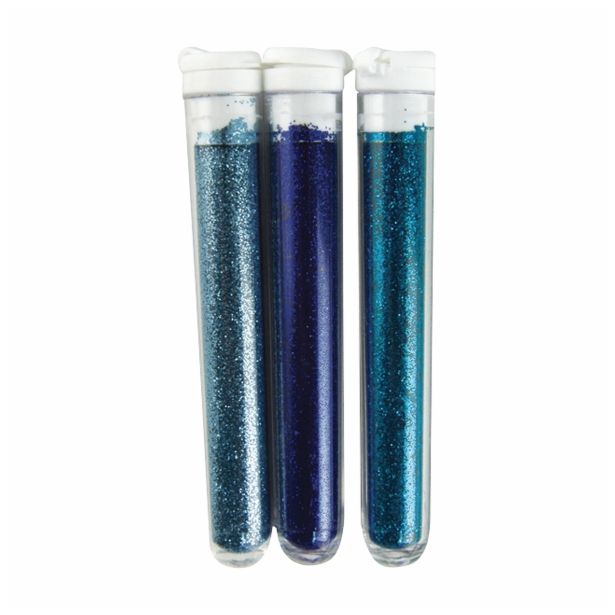 DROBNI ART.ZA USTVARJANJE RAYHER BLEŠČICE, FINE, MODRE BARVE, 3 X 3 G