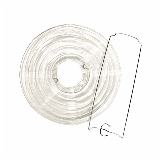 DROBNI ART.ZA USTVARJANJE RAYHER LAMPIJON BEL, 20 CM PAPIRNAT, 2 KOSA