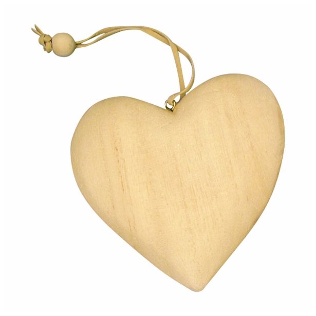 DROBNI ART.ZA USTVARJANJE RAYHER LESENI OKRASKI SRCA 5, 7, 10 CM, 3 VELIKOSTI