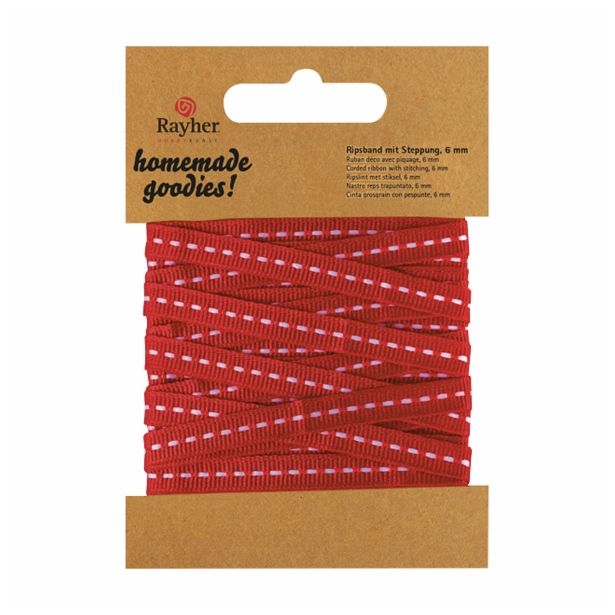 DROBNI ART.ZA USTVARJANJE RAYHER PREJA-JARN,1MM, RDEČA 35M