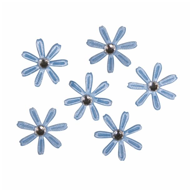 DROBNI ART.ZA USTVARJANJE RAYHER ROŽICE S KRISTALOM, MODRE FI 1.8 MM, 60 KOSOV