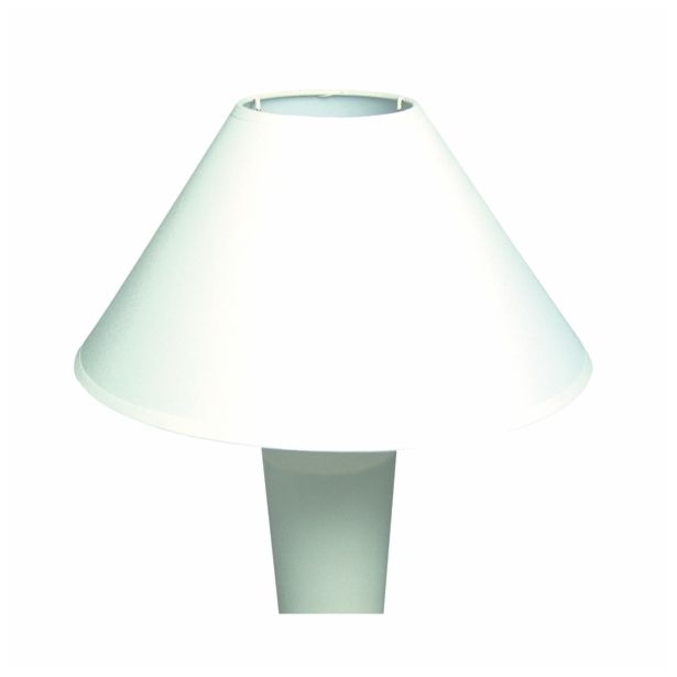 DROBNI ART.ZA USTVARJANJE RAYHER SENČNIK ZA LUČ, STOŽČAST BEL, 30-10 CM, VIŠ. 19 CM