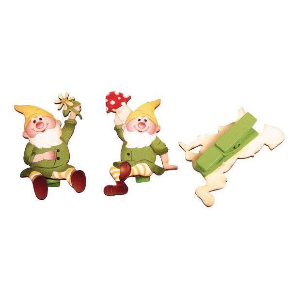 DROBNI ART.ZA USTVARJANJE RAYHER VRTNI PALČKI NA ŠČIPALKAH 5-5.5CM, 4 KOS