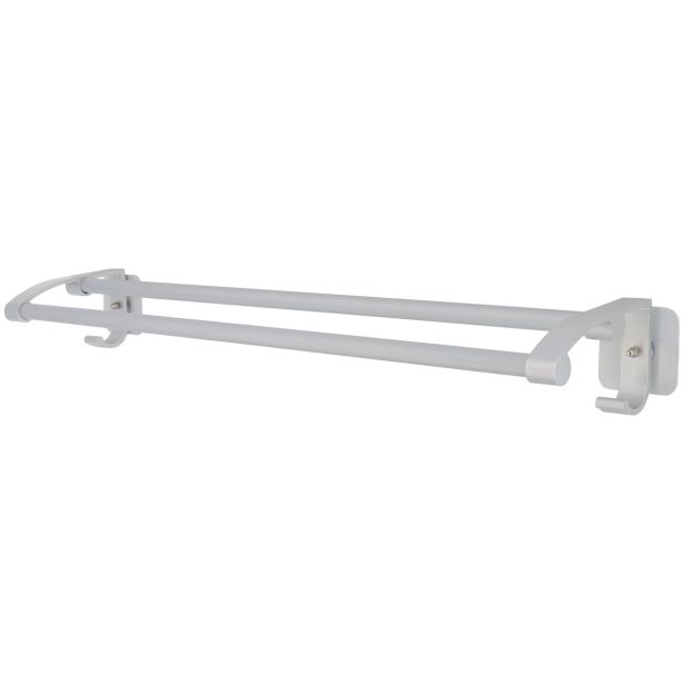 DRŽALA, STOJALA, KLJUKICE TENDANCE DVOJNO DRŽALO ZA BRISAČE ALUMINIJ BELA