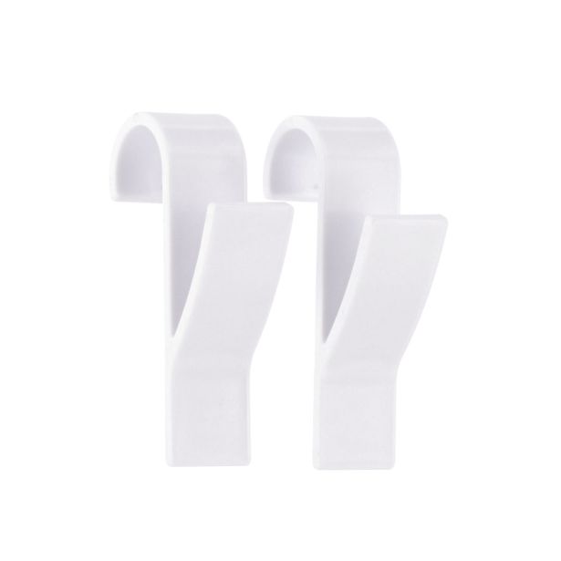 DRŽALA, STOJALA, KLJUKICE TENDANCE SET KLJUKIC ZA RADIATOR 2 KOM BELI PLASTIČNI