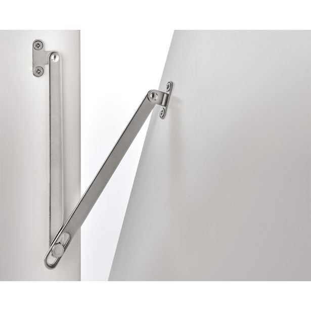 DRŽALO PADAJOČIH VRAT HETTIH DIY 250 MM, BELA, V ZAVOJU STA 2 KOSA