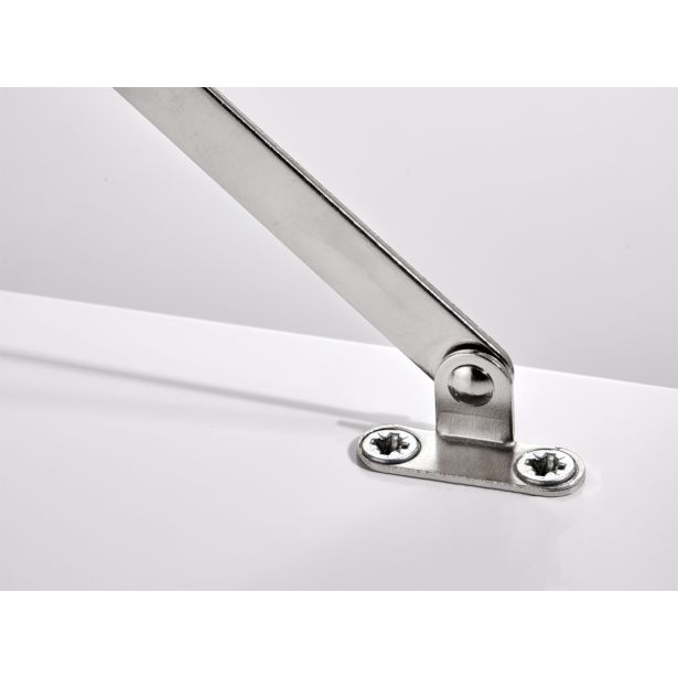 DRŽALO PADAJOČIH VRAT HETTIH DIY 250 MM, BELA, V ZAVOJU STA 2 KOSA