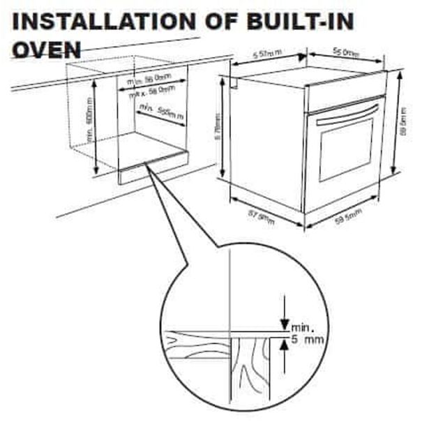 VGRADNA PEČICA VOX EBB7226