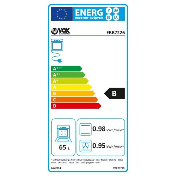 VGRADNA PEČICA VOX EBB7226