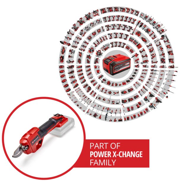 EINHELL AKUMULATORSKE ŠKARJE ZA VEJE GE-LS 18 LI-SOLO