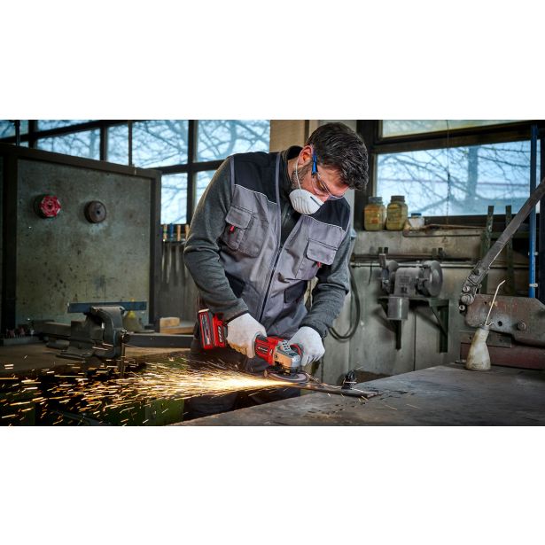 EINHELL PROFESSIONAL AKUMULATORSKI KOTNI BRUSILNIK TP-AG 18/125 CE Q LI-SOLO