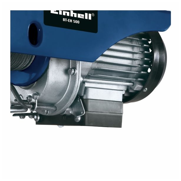 ELEKTRIČNO DVIGALO Z ŽIČNO VRVJO EINHELL 250KG/500KG, 8M/4MIN JEKLENA VRV FI 4.2 MM