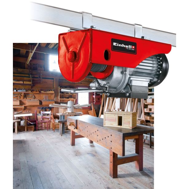 EL. DVIGALO Z ŽIČNO VRVJO EINHELL TC-EH 250 200KG / 5.7M VIŠINE