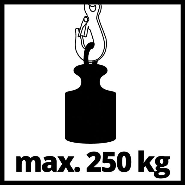 EL. DVIGALO Z ŽIČNO VRVJO EINHELL TC-EH 250 200KG / 5.7M VIŠINE