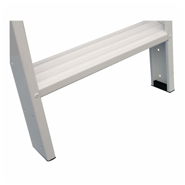 KOVINSKE PODSTREŠNE STOPNICE LOŽ METALPRES ELEGANT 70X120/270 CM BELE S KOVINSKIM OKVIRJEM