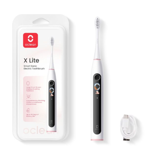 ELEKTRIČNA ZOBNA ŠČETKA OCLEAN X LITE SIVA,SONIČNI MOTOR MOTOR