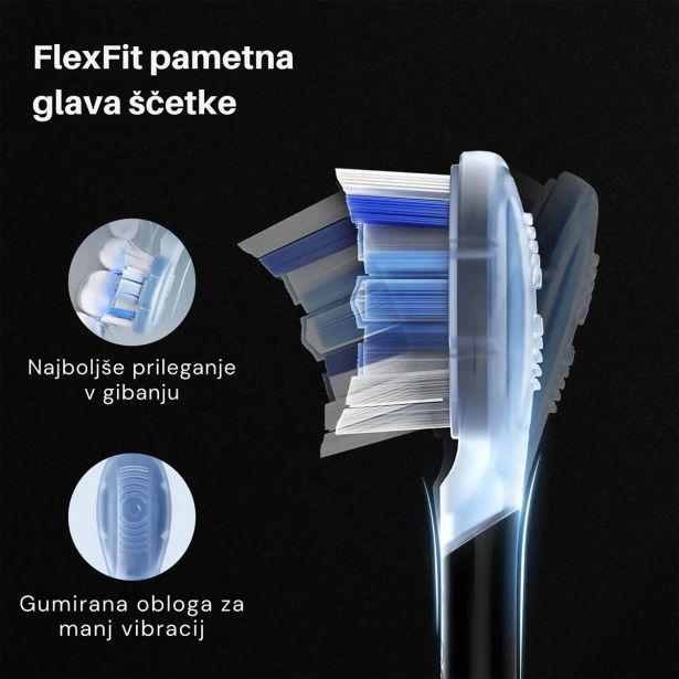 ELEKTRIČNA ZOBNA ŠČETKA OCLEAN X ULTRA 20 ČRNA, SONIČNI MOTOR