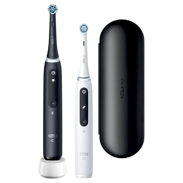 ELEKTRIČNA ZOBNA ŠČETKA ORALB IO5 DUO BELA/ČRNA